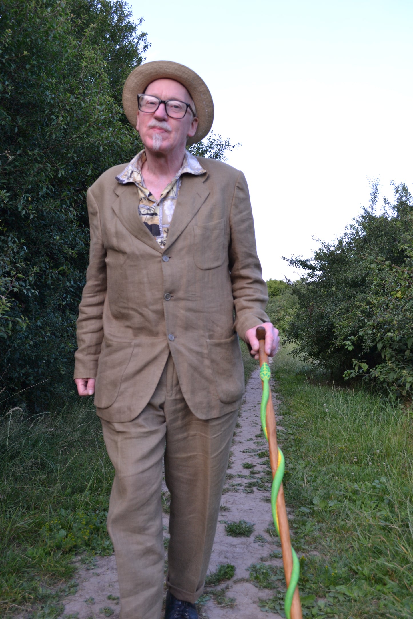 Green Snake Medium Walking stick