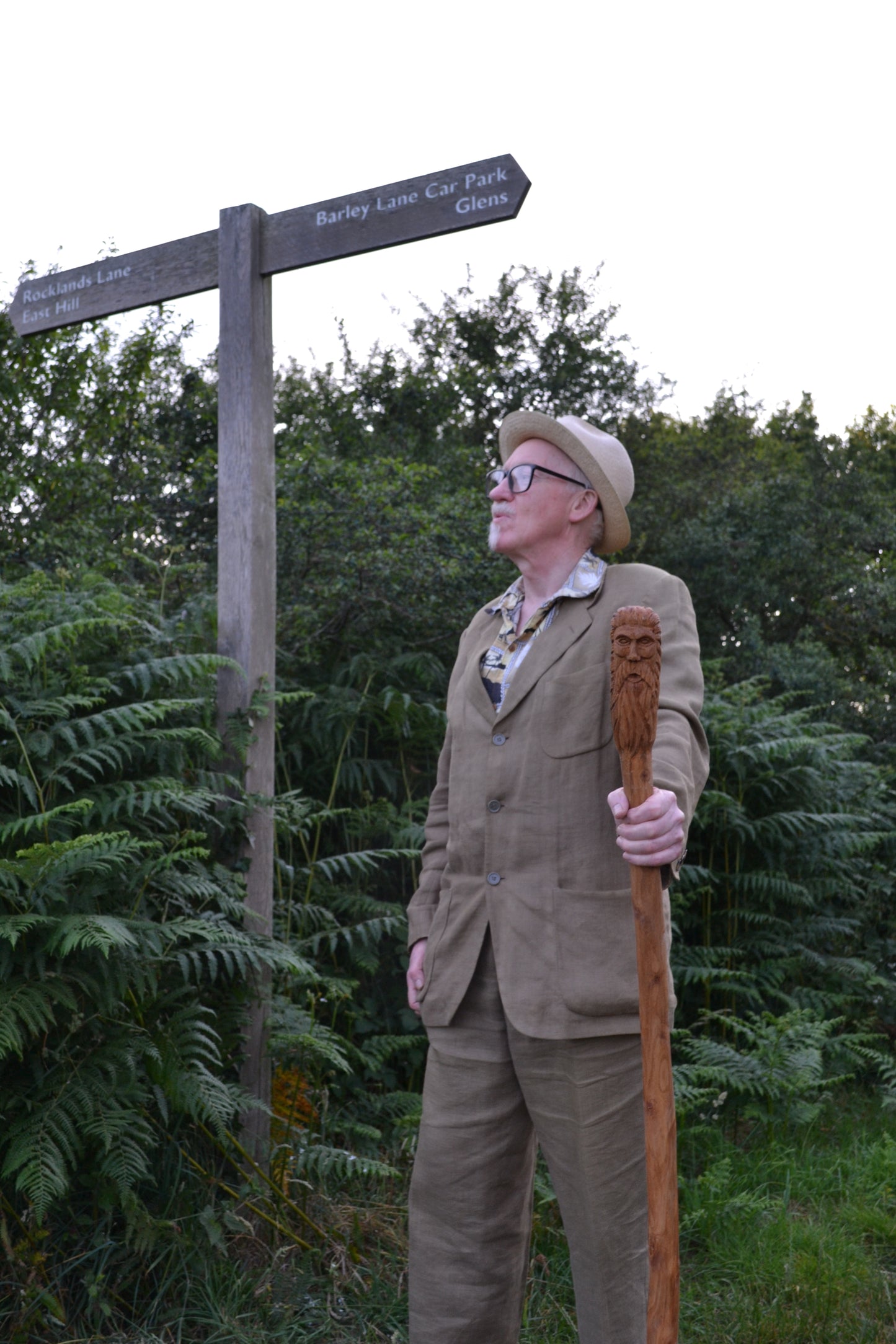 Jack in the Green Walking stick